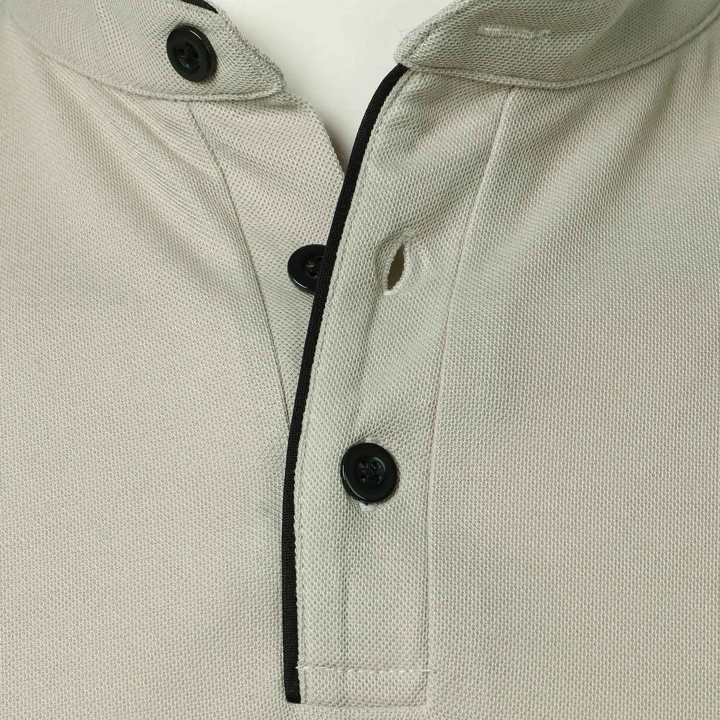 Men's short-sleeved stand-up collar top casual fashion daily solid color short-sleeved stand-up collar T-shirt casual top