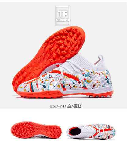 Mens Football Field Boots Ultralight Turf Indoor Society Training Soccer Shoes Cleats for Kids Sneakers TF/FG Football Shoes