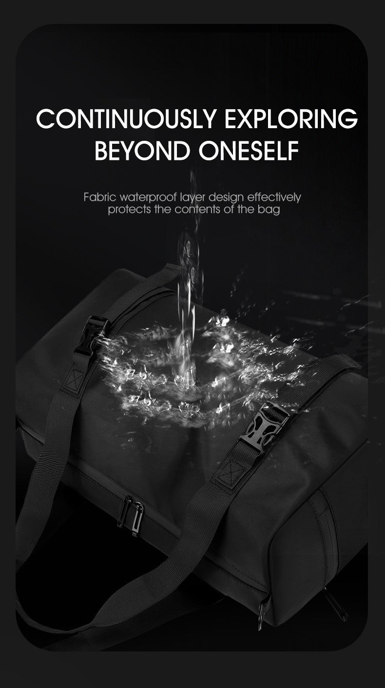 1 Piece Upgraded Sports Bag, Fitness Bag for Men and Women, Large Capacity Dry and Wet Separation Swimming Bag, Short-Distance Business Trip Portable Travel Bag, Sports Shoe Storage Bag, Multi-Purpose Luggage Bag