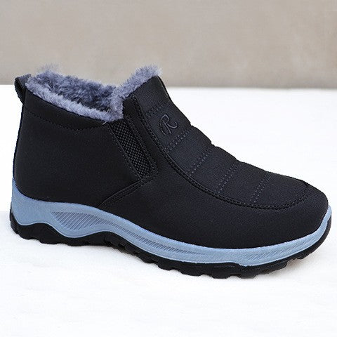 Women's Boots Unisex Winter Shoes Women Waterproof Snow Boots Female Slip On Casual Shoe Plush Footwear Men's Ankle Botas