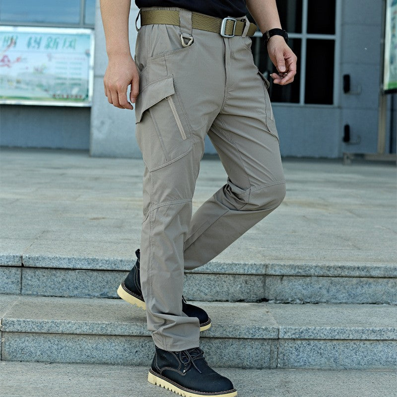 Military Tactical Pants Cargo Men Waterproof Trousers Casual Pants Wear-resistant Multi-pocket Outdoor Hiking Work Trousers Male
