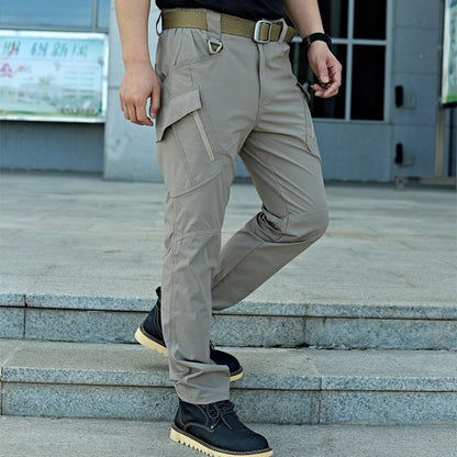 Military Tactical Pants Cargo Men Waterproof Trousers Casual Pants Wear-resistant Multi-pocket Outdoor Hiking Work Trousers Male