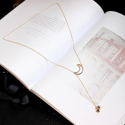 2025 Novo Colar de Moda Design Feminino Simples Simples de Metal Redondo Colar Vendas por Atacado
