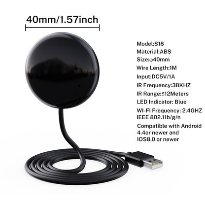 Tuya WiFi IR Remote For Smart Home Automation Smart Life APP Universal infrared Remote Control Work with Alexa Google Home