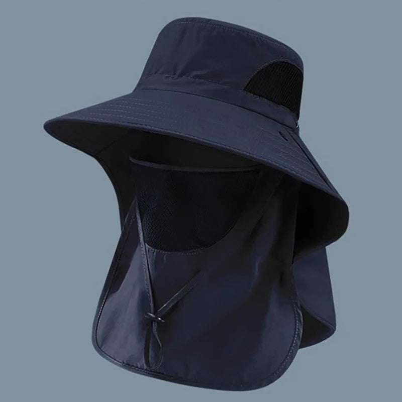 Outdoor UV Protection Bucket Hat – Sun Hat with Neck Flap for Hiking, Fishing & Camping