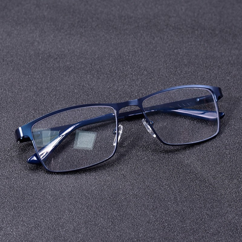 High Quality Stainless steel Reading Glasses Men Women Fashion Presbyopic Eyeglasses Business Hyperopia Anti Blue Light Eyewear1