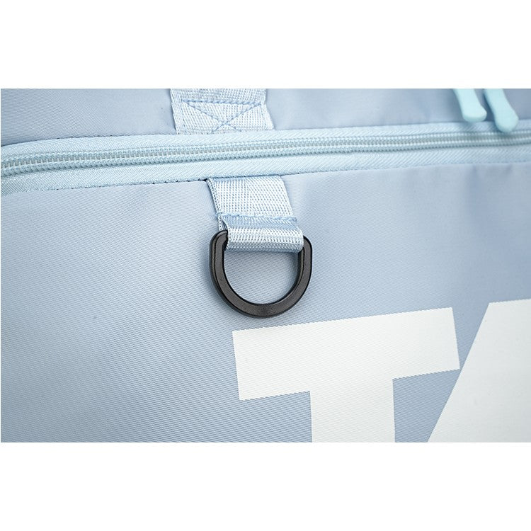 Large capacity travel bag, sports fitness backpack, with independent shoe cabinet, zipper closure, suitable for short-term and l