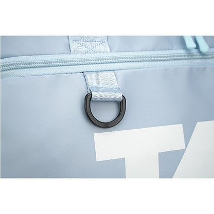 Large capacity travel bag, sports fitness backpack, with independent shoe cabinet, zipper closure, suitable for short-term and l