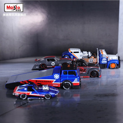 Maisto 1:64 COE 1929 Ford Model A Design elite transport die-cast modelo de precisão Coleção de carro de presente