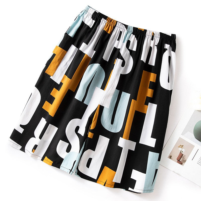 Summer Men Fashion Shorts Clothing Boys Kids Casual Hawaii Vacation Shorts Male Stylish Beach Shorts Big Boys Sleepwear Shorts