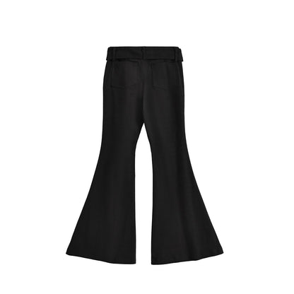 Women's Black Jeans Flare Pants Y2k Retro Emo 2000s Streetwear Fashion Trousers Harajuku Wide Yoga Pants 90s Aesthetic Clothes
