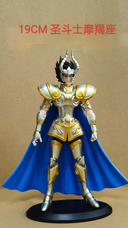Anime Japonês Saint Seiya Figura Ikki de Fênix Hyoga Seiya Shiryu Boneco Colecionável em PVC Decoração 19cm