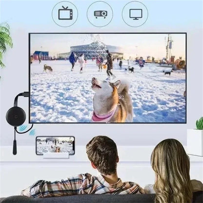 Chromecast Google WiFi HDMI Dongle HD 1080P/4K Media Streamer TV Stick para Smart TV iOS Android Casa Inteligente Entretenimento