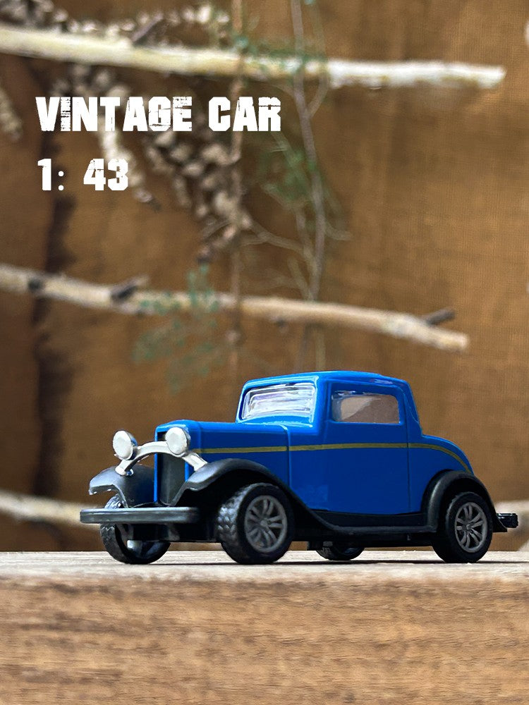 1:43 Alloy Vintage Diecast Car Ford A 1931 Model Car Classic Pull Back Car Model Miniature Vehicle Replica Gift For Kids Adults