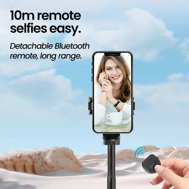 Mini Selfie Stick Wireless Bluetooth Portable Telescopic Multifunctional Phone Holder Tripod Extendable For iPhone Samsung Video