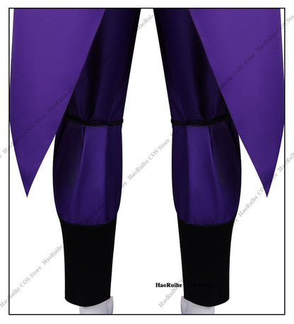 Hot The Freak Circus Pierrot Jester Harlequin Cosplay Costume Adult Clown Top Pant Wigs Joker Uniform Halloween Costume Carnival