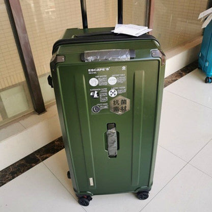 KLQDZMS High Quality Luggage Oversized Capacity Trolley Case PC Code Cart Type Travel Bag Universal Wheel Rolling Suitcase