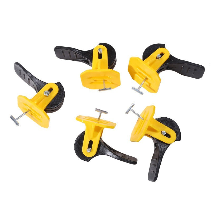 50 Peças Ferramentas de Construção para Azulejos Nivelador Ajustador de Azulejos Sistema de Nivelamento de Azulejos Ajustador de Plástico Ferramenta de Posicionamento de Parede e Chão Localizador