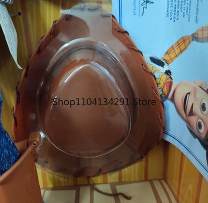Boneco Xerife Woody Autêntico Toy Story Edição Colecionador com Voz em Inglês - Brinquedo Colecionável para Crianças