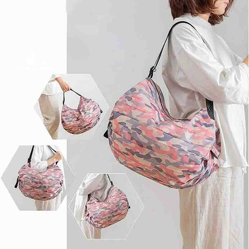 1-2 PCS Folding Shopping Bag Portable Ultra Light Environmentally Friendly Bag Storage Bag Large Capacity Waterproof Tote Bag