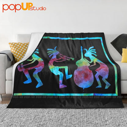Kokopelli Jazz Trio Ultra-Soft Blanket Quilt Winter Sofa Cover Bed Covers