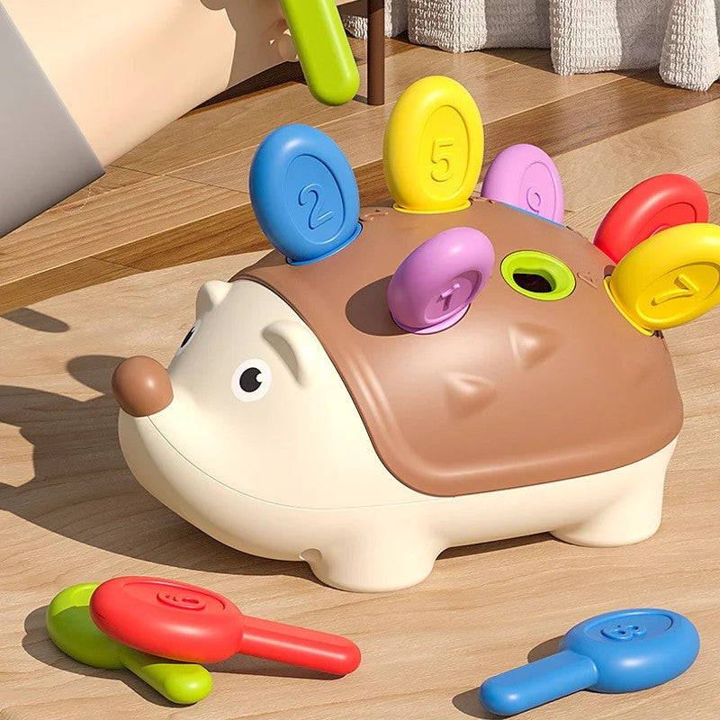 Hedgehog Montessori Baby Toys Hand-eye Coordination Fine Motor Training Develop Concentration Children Sensory Educational Toy