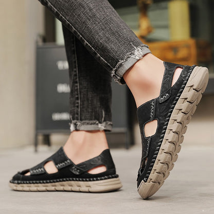 New Summer Outdoor Sandals for Men Luxury Brand Beach Shoes Anti-Slip Man Hiking Sandals Hollow Out Shoes Quick Dry Mens Sandaly