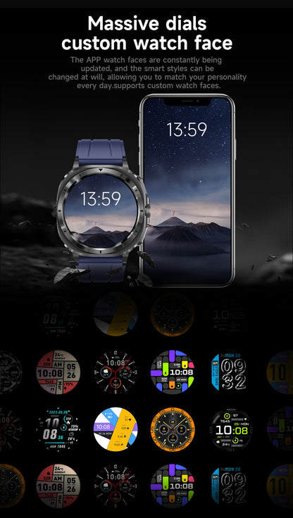 Novo Relógio de Saúde Ácido Úrico Pressão Arterial Oxigênio no Sangue Análise Corporal Gordura Corporal Smartwatch ECG+PPG Chamada Bluetooth Relógio Mulheres Homens