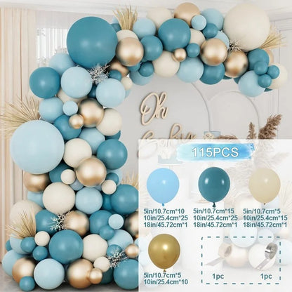 Balloon Garland Arch Kit Birthday Party Decoration Girl Birthday Foil Balloon Baby Shower Decor Globos Wedding Party Supplies