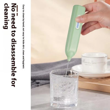 Electric milk frother, 3-speed coffee machine, handheld egg beater, household kitchen tool, food ingredient mixer