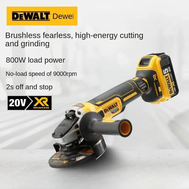 DEWALT DCG405 Esmerilhadeira angular de cabeça plana 125mm, apenas a máquina, para corte, bateria de lítio 18V, sem escova