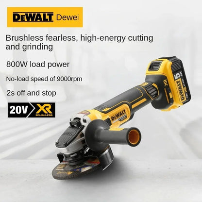 DEWALT DCG405 Esmerilhadeira angular de cabeça plana 125mm, apenas a máquina, para corte, bateria de lítio 18V, sem escova