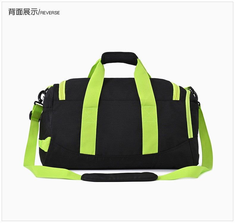 Personalized customized soccer bag logo with dry wet separation handbag luggage sports bag printed with logo pattern