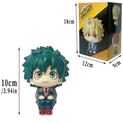 Em Estoque Novo Anime My Hero Academia Midoriya Izuku Bakugou Katsuki Ochaco Uraraka Bonecos de Anime Brinquedos para Crianças Presente de Natal