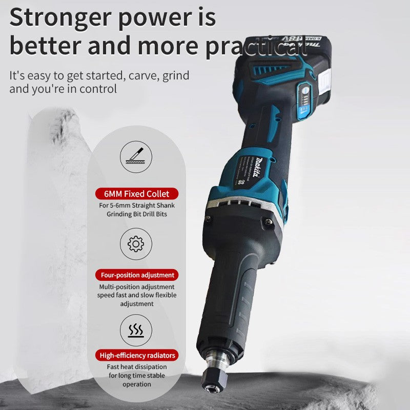 Retificadeira de Matriz sem Escovas Makita 35000RPM 6mm 2000W Elétrica Sem Fio Velocidade Variável Óleos Rotativos Para Bateria Makita 18v