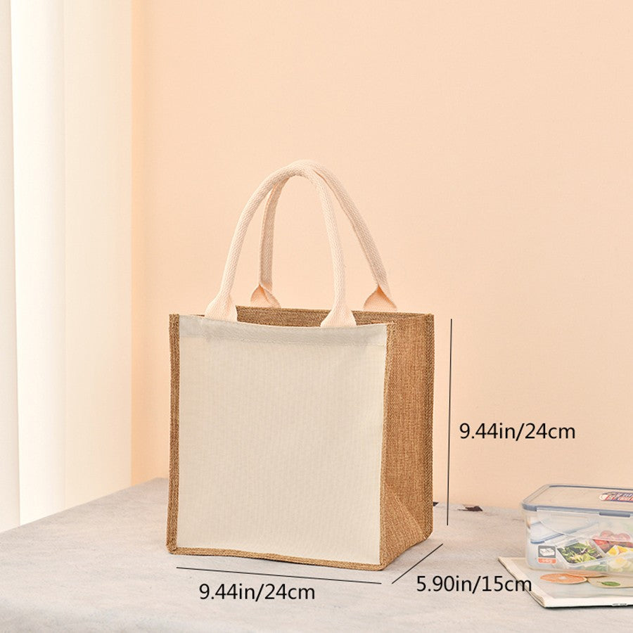 Simple solid color zipper shopping bag  reusable   travel tote bag