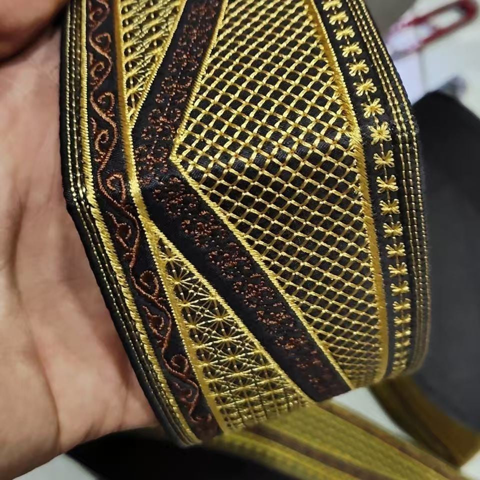 New Arrival Muslim Boat Hats for Women Men Gold Caps Embroidery Arabic Eid Prayer Evening Party Elegant Hijab Headwraps Hat