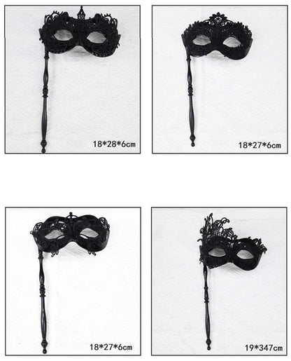 Masquerade Mask For Women Masquerade Mask With Holding Stick Mardi Gras Carnival New Year Prom