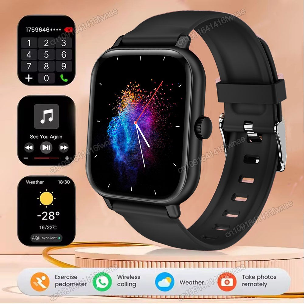 Smart Watch For Android IOS Watches 2.01inch HD Display Bluetooth Call Message Alert Music Sports Mode Smartwatch Men Women Gift
