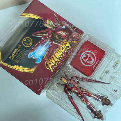 Iron Man Avengers MK85 Ironman MK50 Mark50 Nano Armor Luxury Set with Weapon Action Figure Model Toys Joint Movable Doll Gift ?