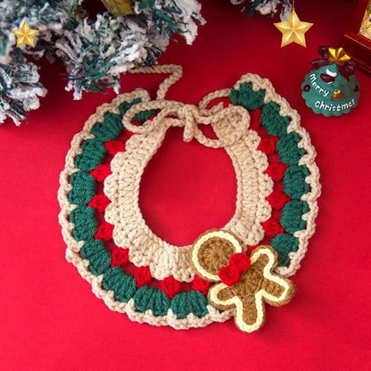 Roupa para cachorro Coleira para gato Roupa para gatos Cachecol de Natal para animais de estimação Coleira de Natal Fofo Doce Decoração para animais de estimação Gravata-borboleta Fantasia de gato Acessórios para gatos