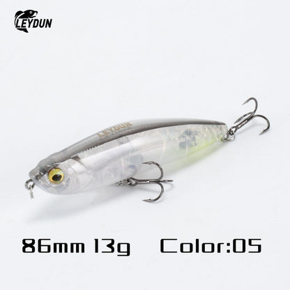 Iscas Artificiais Flutuantes LEYDUN Z-Claw Tipo Lápis 86mm 100mm 120mm Iscas Rígidas Topwater Stickbait de Superfície Boa Ação Wobblers para Robalos