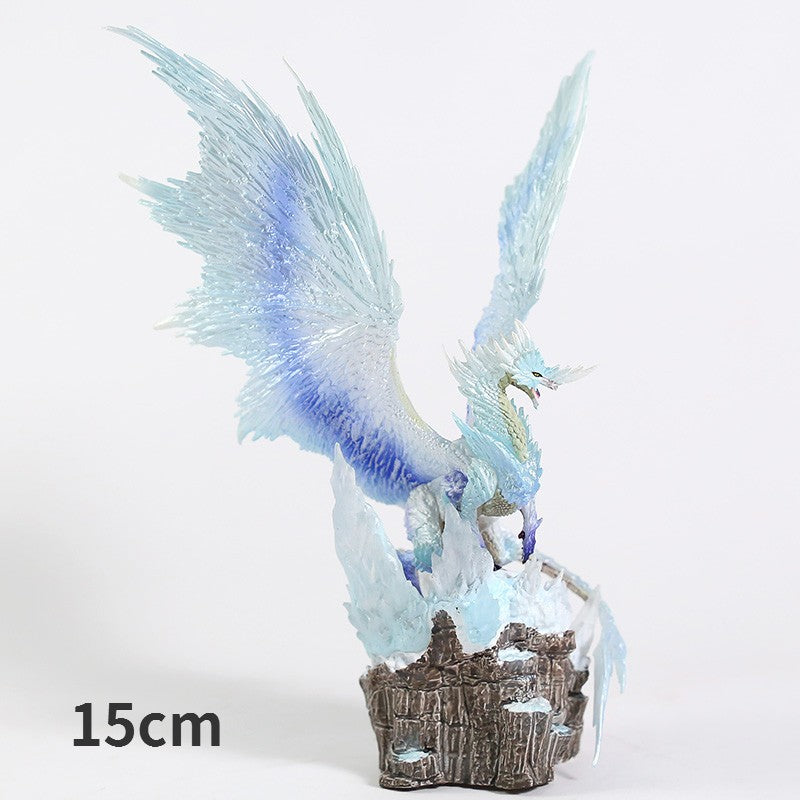 Figura de Dragão de Jogo Monster Hunter de 17CM Mizutsune Zinogre Monstros Nergigante Iceborne Velkhana Zinogre Figura de Ação de PVC Brinquedo