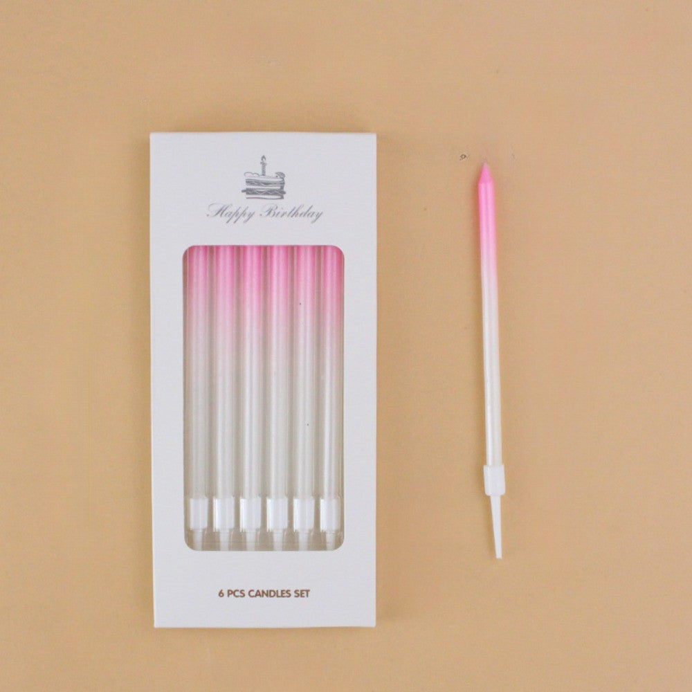6/12/48pcs Birthday Candles Spiral Cake Candles  Long Thin Cake Candles For Wedding Party And Cake Decoration