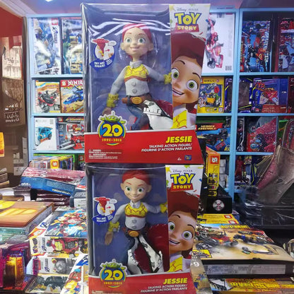 Boneca Jessie e Woody Articuladas com Som Toy Story Modelo Boneco Figuras de Ação Presentes de Natal Halloween para Crianças