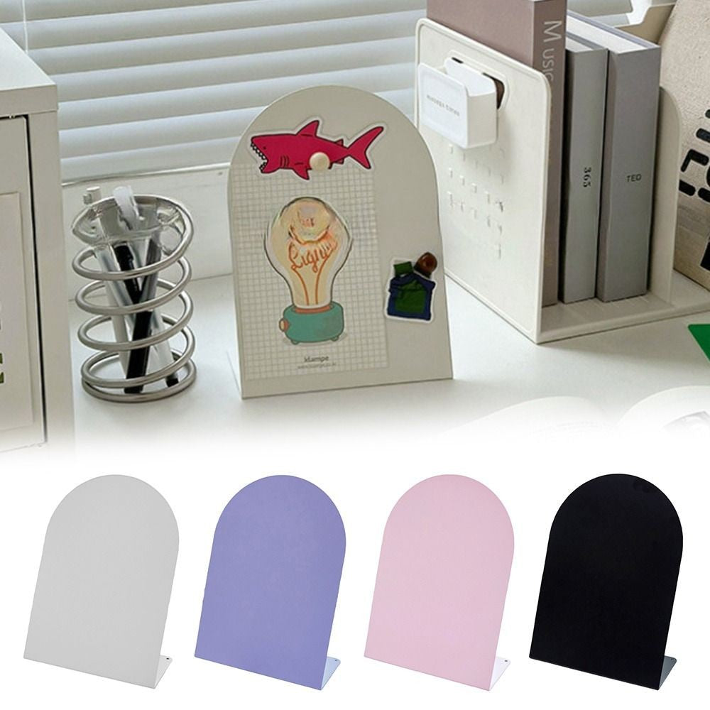 Creative Large Capacity Desktop Message Board Vertical Curved Storage Board Note Board Office Home Desktop Ornament