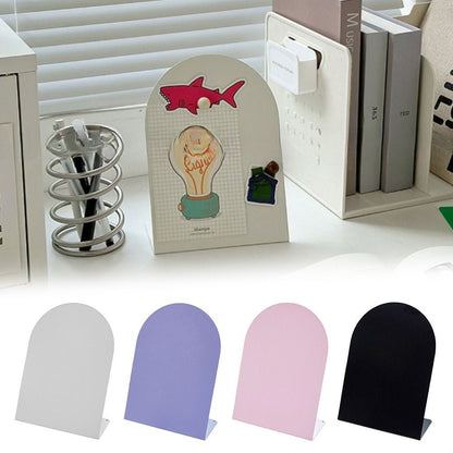 Creative Large Capacity Desktop Message Board Vertical Curved Storage Board Note Board Office Home Desktop Ornament