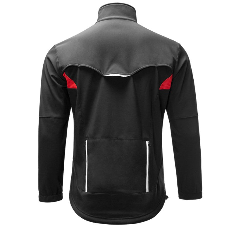 ROCKBROS Winter Cycling Jackets Fleece Thermal Warm Bike Jacket Windproof Waterproof Tops Coat Reflective MTB Bicycle Jerseys