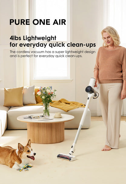 Aspirador de Pó Sem Fio Tineco Pure One Air para Casa, Vassoura, Super Leve, Silencioso, Potente, Máquina de Limpeza