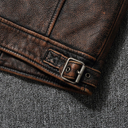 Men Imatition Leather Retro Stand Collar Jacket PunkStyle Coat Motorcycle Clothe